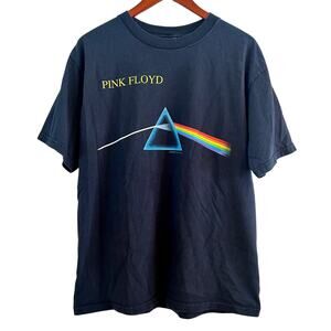 Pink Floyd T Shirt Mens Medium Black Dark Side of the Moon Prism Rock Band